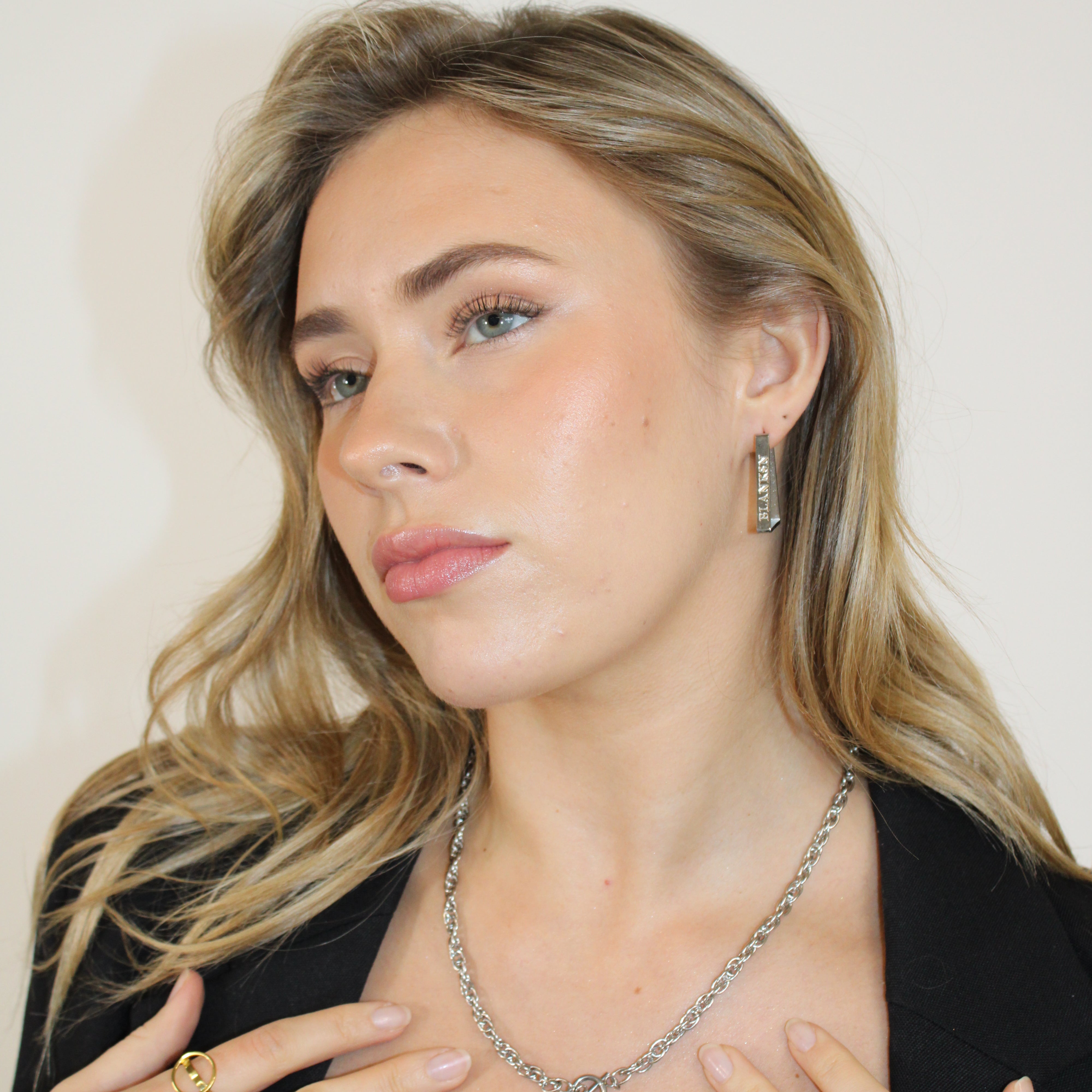 Linked Chain Stainless Steel Necklace In Silver, [motivational and inspirational Jewellery], [beautiful Jewellery]