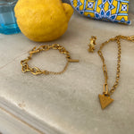Affirmations Padlock Chunky Necklace Gold [motivational and inspirational Jewellery], [beautiful Jewellery]