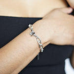 Believe In Yourself Chunky Chain Bracelet Silver | Inspirational Jewellery