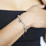 Believe In Yourself Chunky Chain Bracelet Silver | Inspirational Jewellery