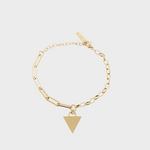 Affirmations Padlock Chunky Bracelet Gold, [motivational and inspirational Jewellery], [beautiful Jewellery]