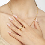 Unity Bobble Ring Gold, [motivational and inspirational Jewellery], [beautiful Jewellery]