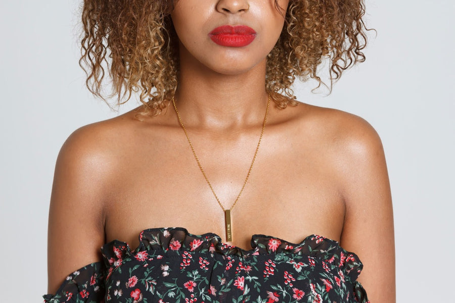 Yet I Rise Necklace Gold