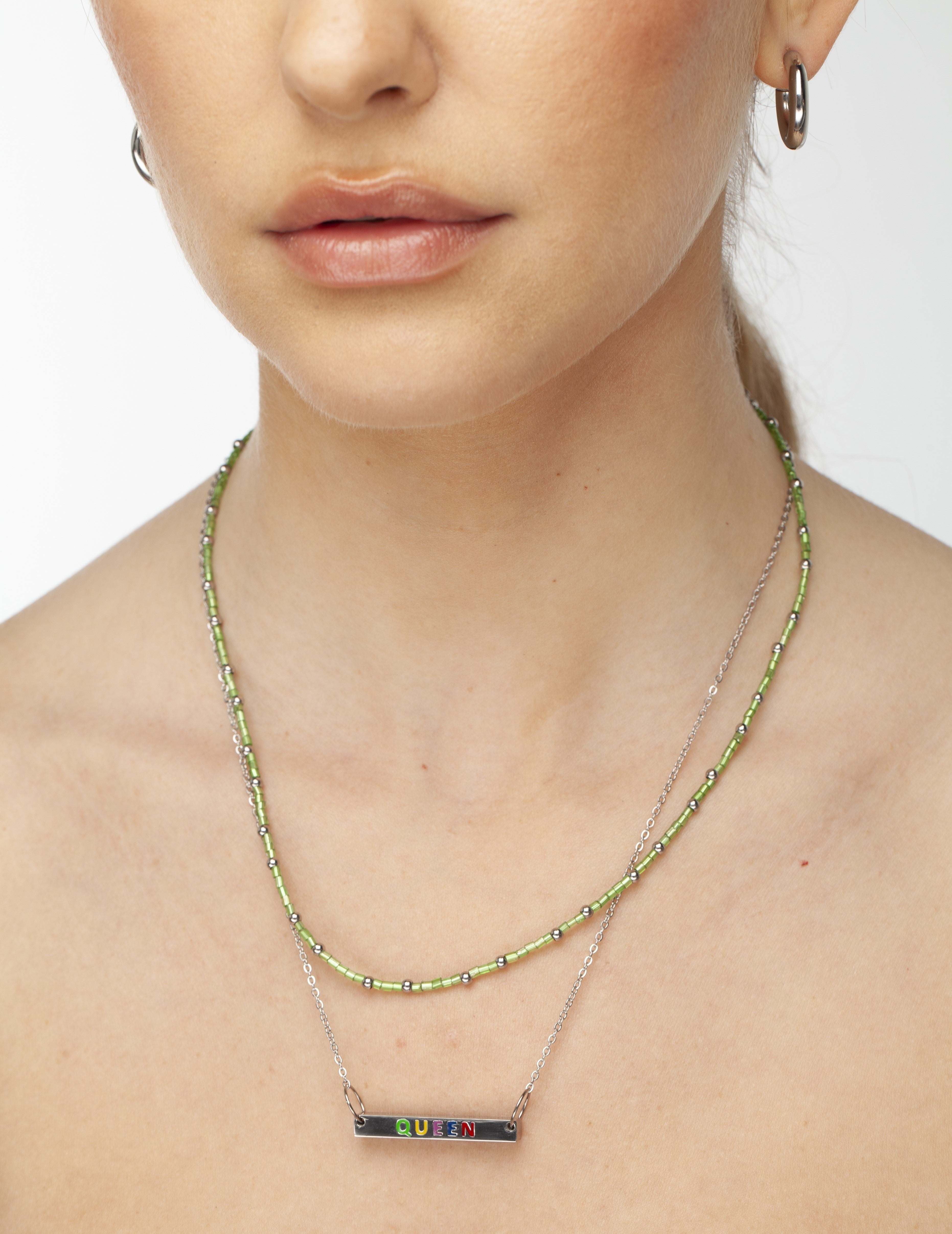 Queen Necklace Silver, [motivational and inspirational Jewellery], [beautiful Jewellery]