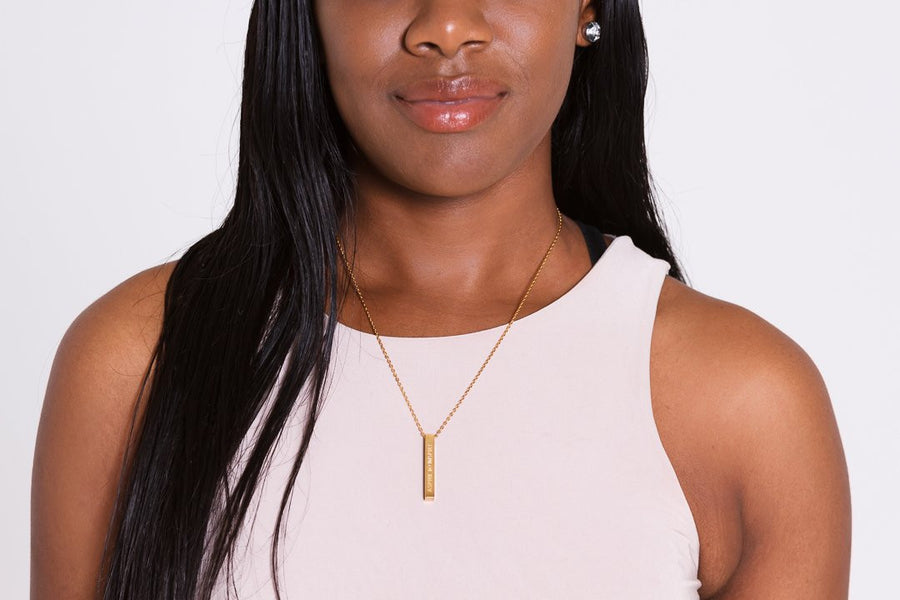 Aspire to Inspire Necklace Gold | Inspirational Jewellery