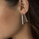 Female Energy Chunky Hoops Silver | Inspirational Jewellery