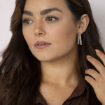 Female Energy Chunky Hoops Silver | Inspirational Jewellery