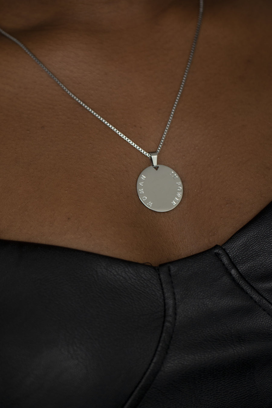 Woman In Power Necklace Silver | Inspirational Jewellery