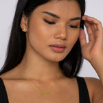 Reflect Reminder Necklace Gold (925 Sterling Silver)