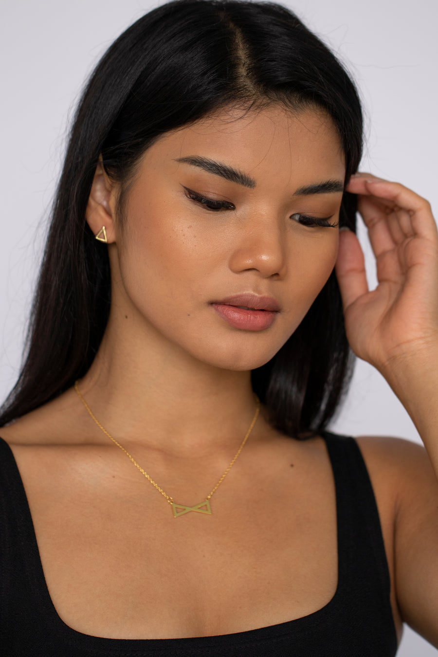 Reflect Reminder Necklace Gold (925 Sterling Silver)