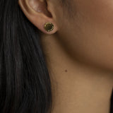 Woman In Power Studs Gold | Inspirational Jewellery