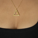 Rising Force Snake Chain Necklace Gold (925 Sterling Silver) | Inspirational Jewellery