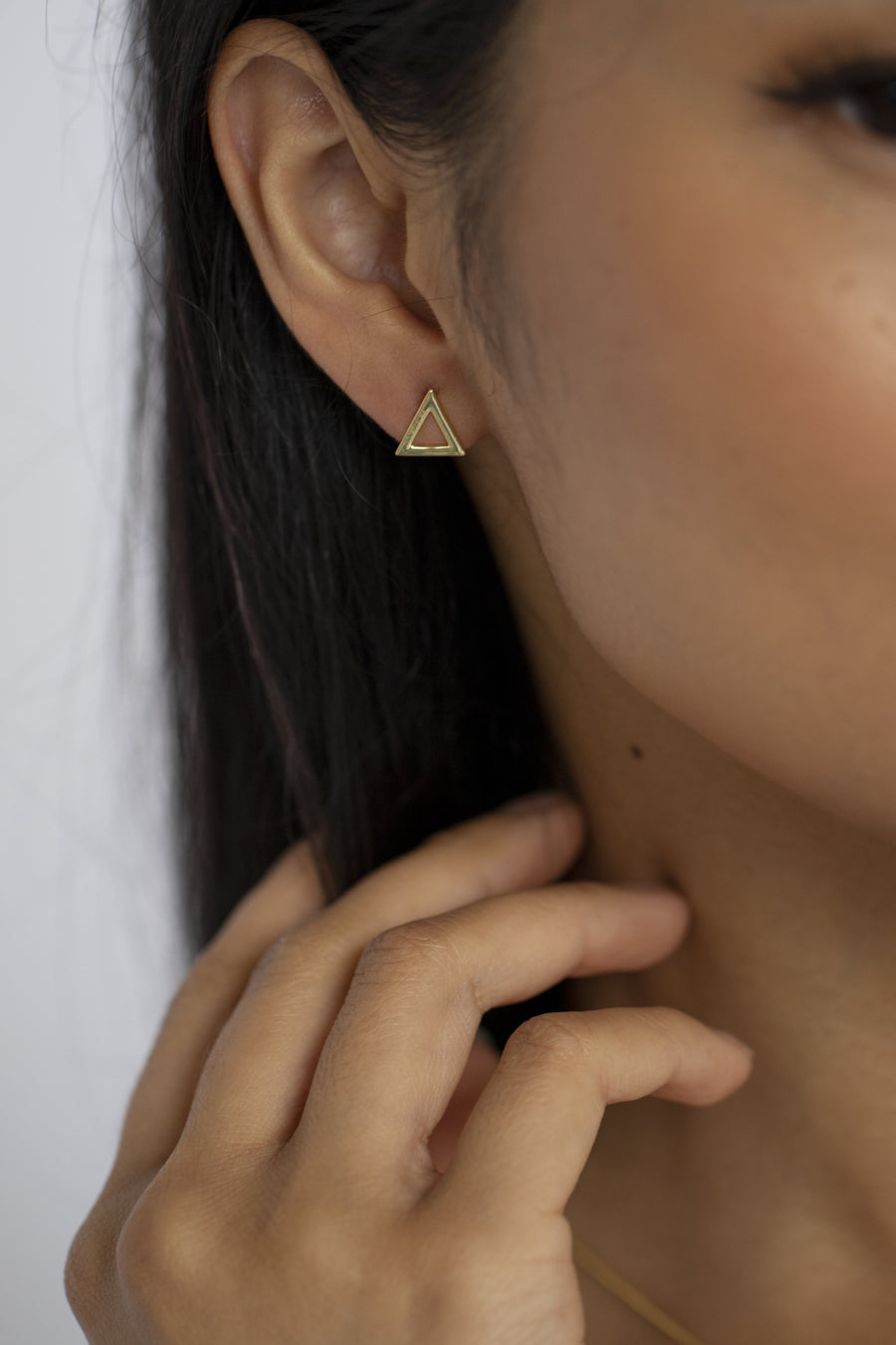 Rising Force Studs Gold (925 Sterling Silver) | Inspirational Jewellery
