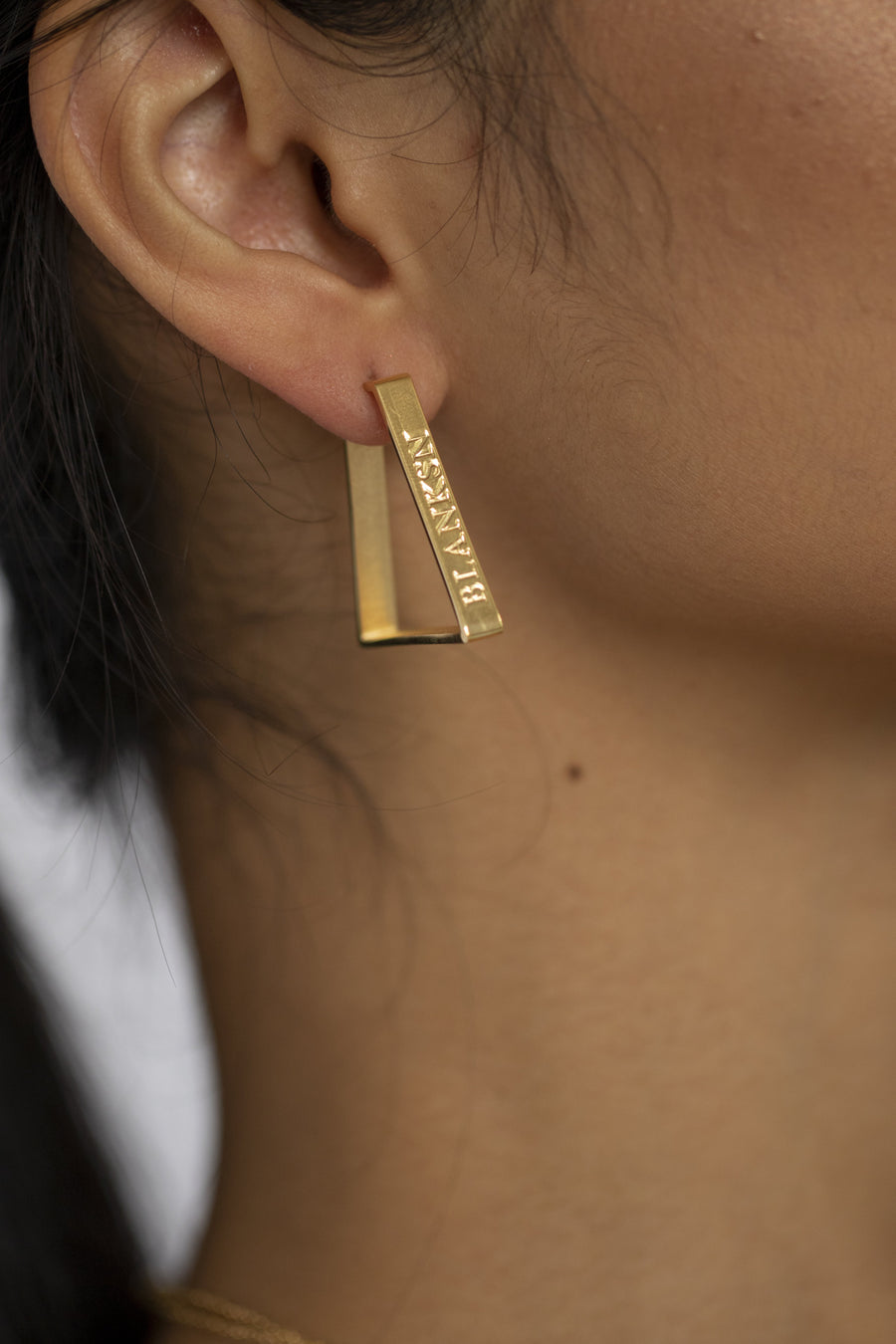 Female Energy Chunky Hoops Gold | Inspirational Jewellery
