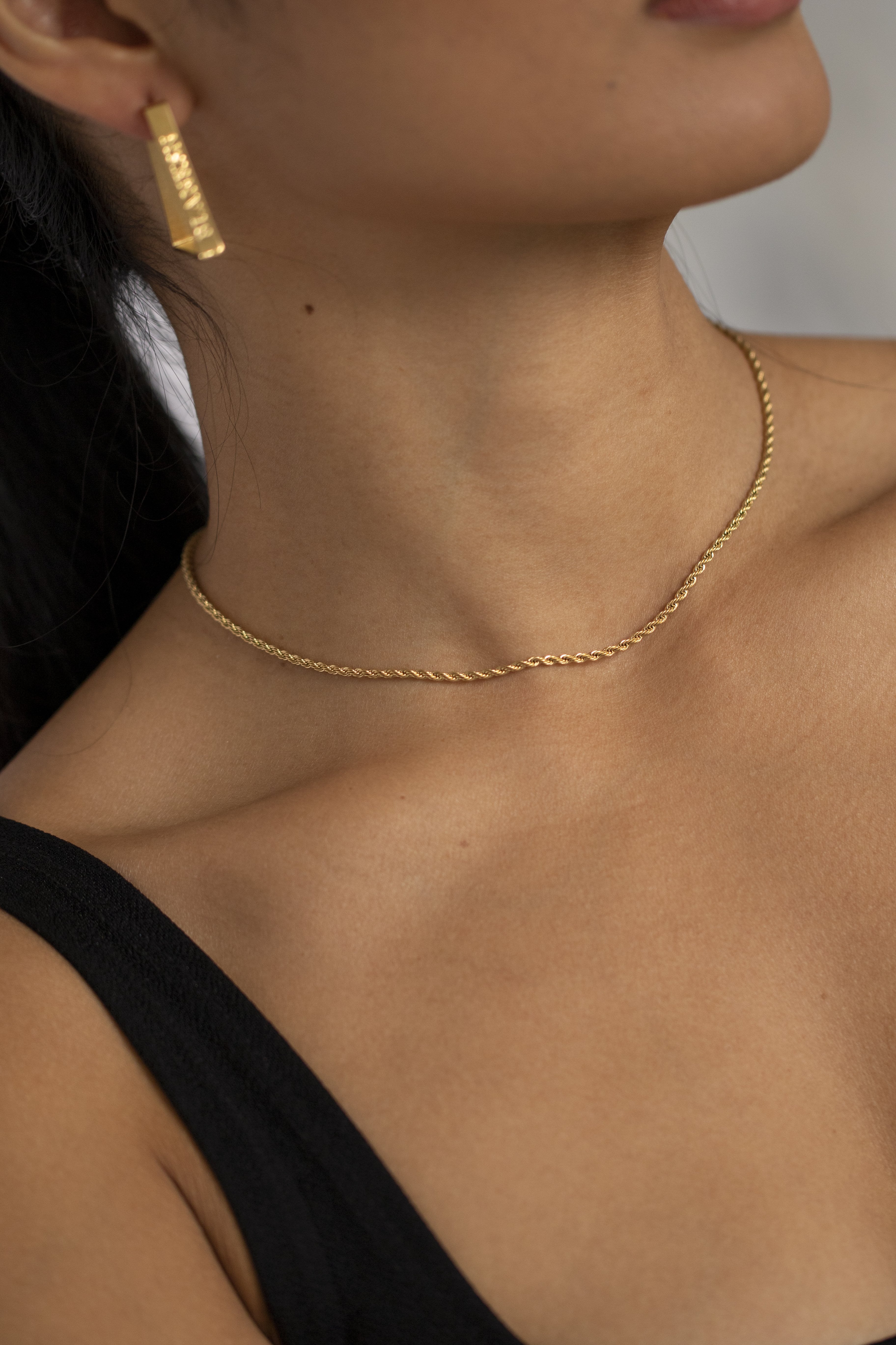 Stack Together Rope Chain Necklace Gold | Inspirational Jewellery