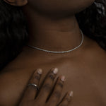 Stack Together Rope Chain Necklace Silver | Inspirational Jewellery