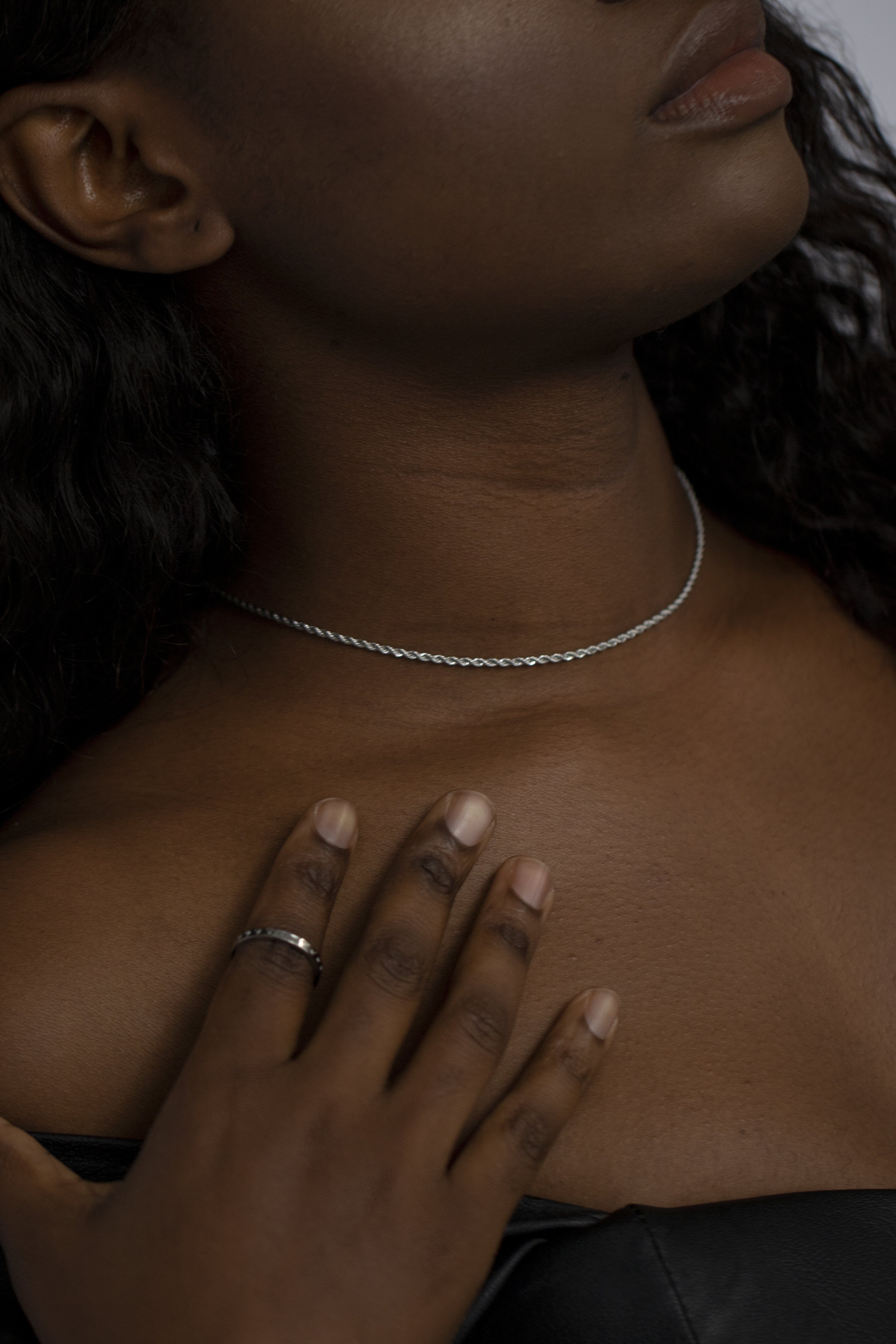 Stack Together Rope Chain Necklace Silver | Inspirational Jewellery