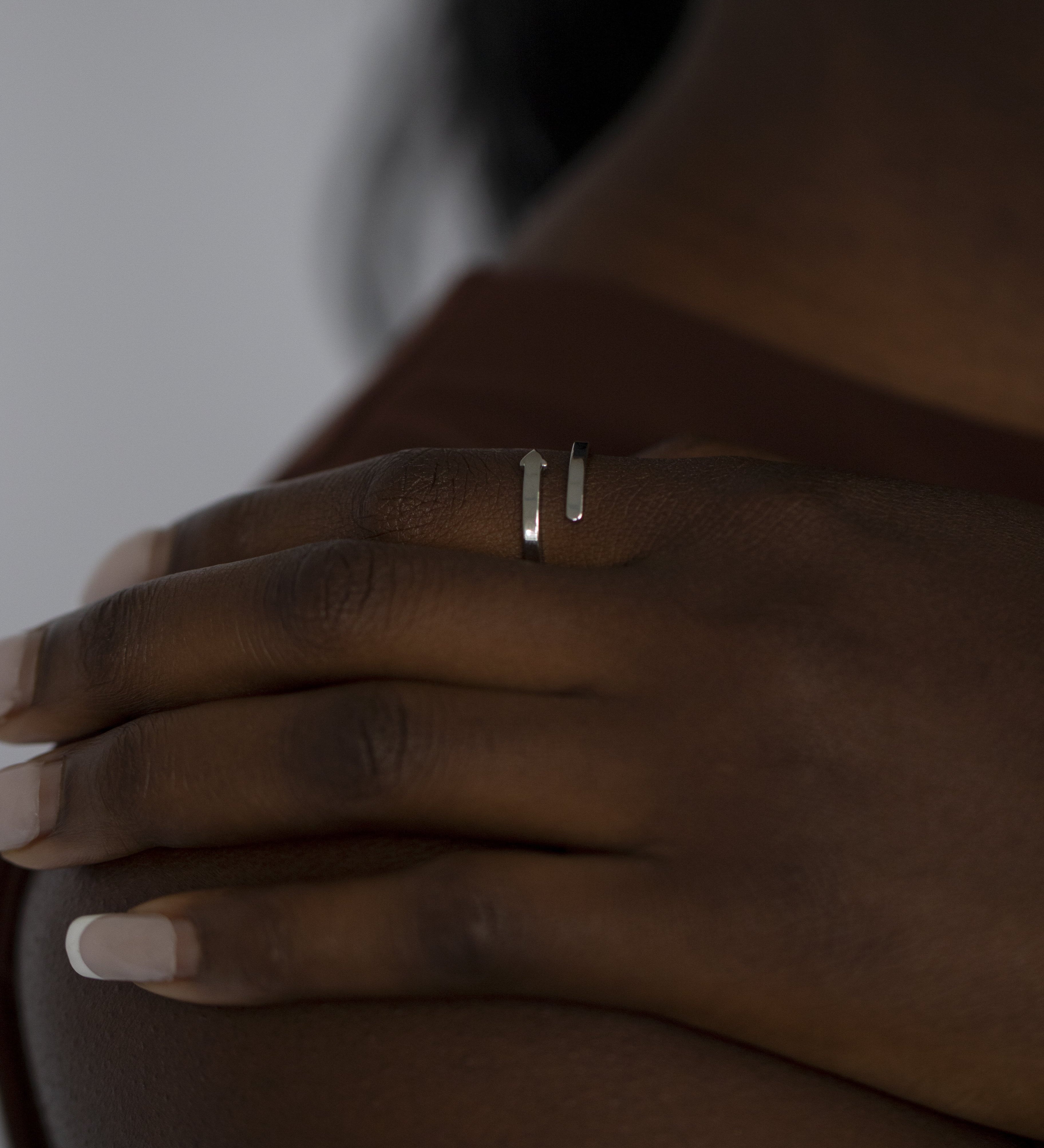 Arrow Direction Ring Silver, [motivational and inspirational Jewellery], [beautiful Jewellery]