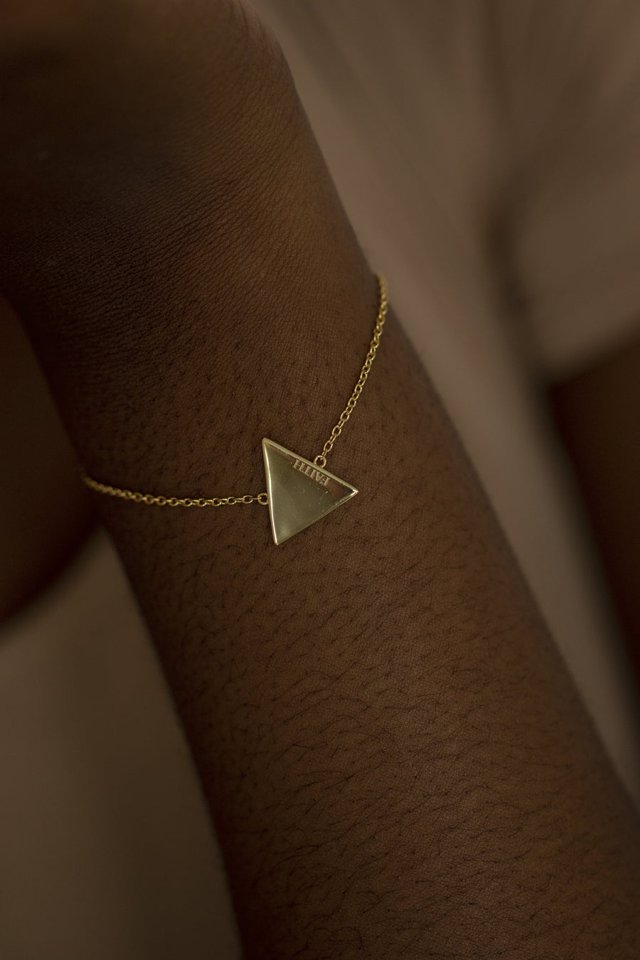 Have Faith Bracelet Gold (925 Sterling Silver) | Inspirational Jewellery