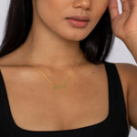 Reflect Reminder Necklace Gold (925 Sterling Silver)