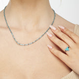 Wisdom Beads Turquoise and Silver, [motivational and inspirational Jewellery], [beautiful Jewellery]