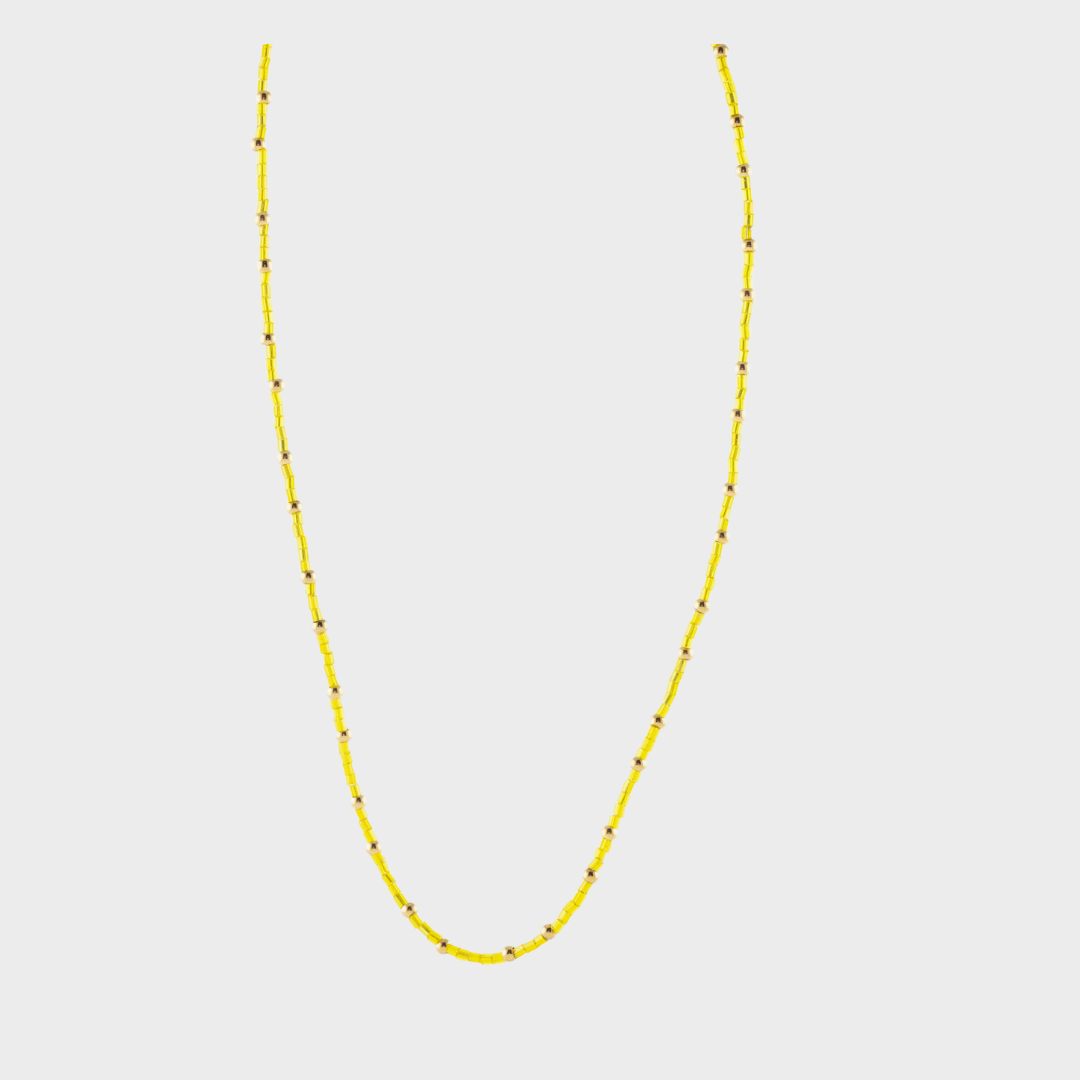 Happiness Beads Yellow and Gold, [motivational and inspirational Jewellery], [beautiful Jewellery]