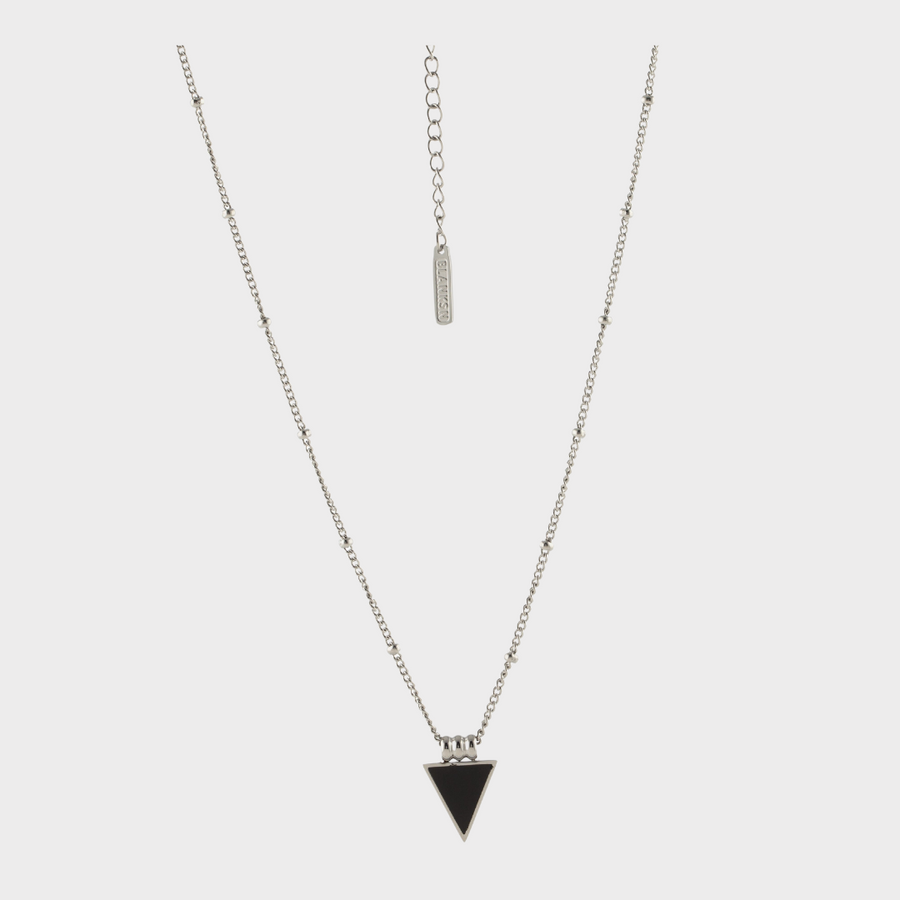 Power Triangle Bobble Chain Necklace Gold, [motivational and inspirational Jewellery], [beautiful Jewellery]