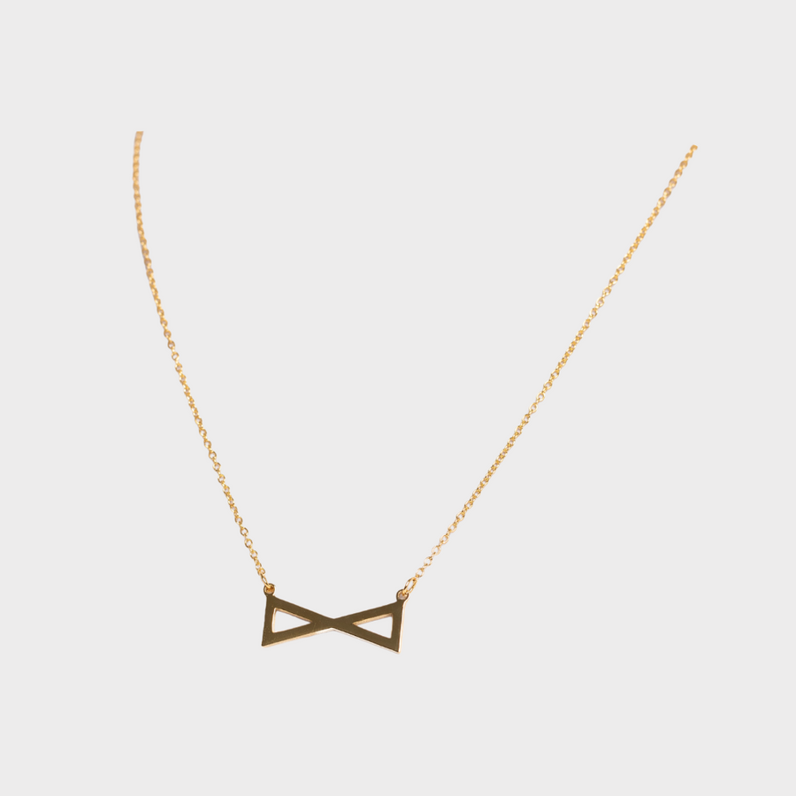 Reflect Reminder Necklace Gold (925 Sterling Silver)