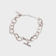 Woman on a Mission Chunky Chain Bracelet Silver