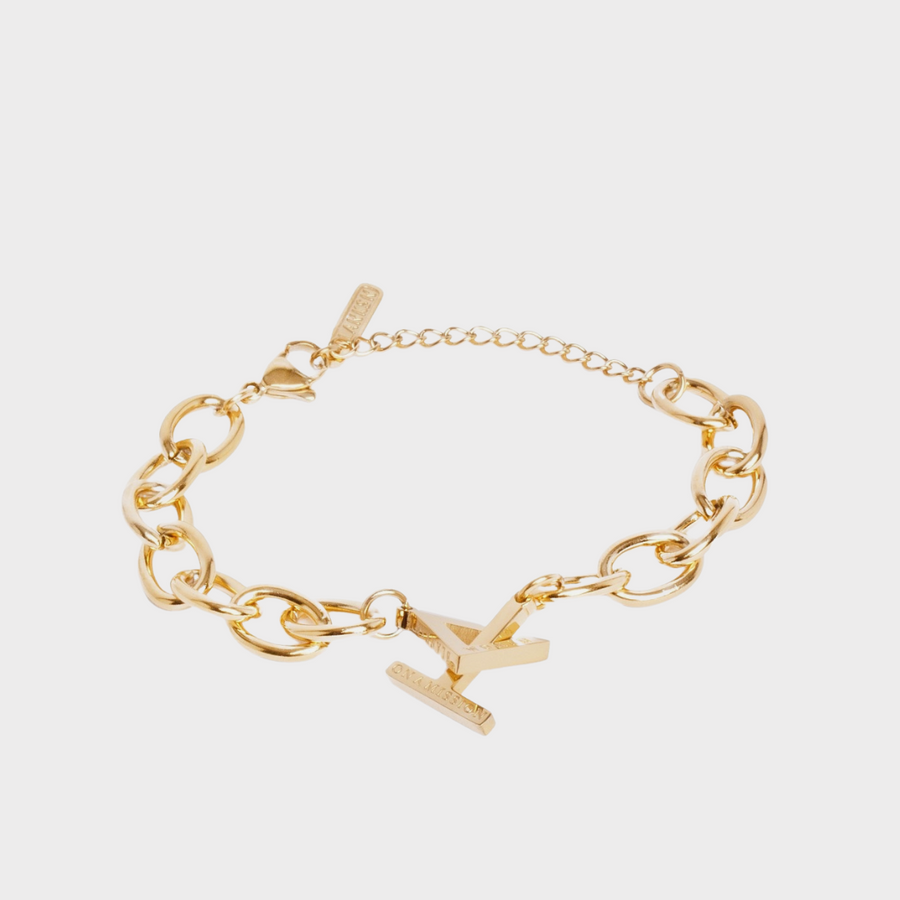 Woman on a Mission Chunky Chain Bracelet Gold