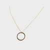 Unity Circle Snake Chain Necklace Gold (925 Sterling Silver) | Inspirational Jewellery