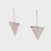 Female Energy Drop Earrings Silver (925 Sterling Silver)