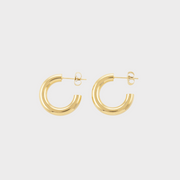 Unity Chubby Hoops Gold, [motivational and inspirational Jewellery], [beautiful Jewellery]