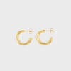 Unity Chubby Hoops Gold, [motivational and inspirational Jewellery], [beautiful Jewellery]