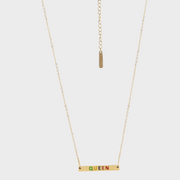 Queen Necklace Gold, [motivational and inspirational Jewellery], [beautiful Jewellery]