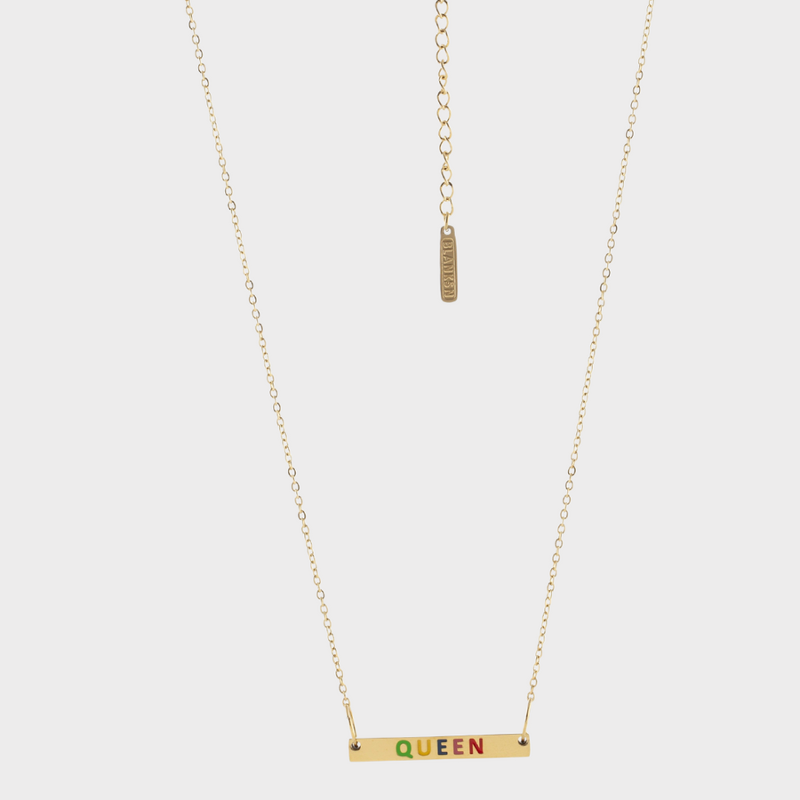 Queen Necklace Gold, [motivational and inspirational Jewellery], [beautiful Jewellery]