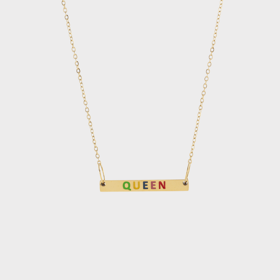 Queen Necklace Gold, [motivational and inspirational Jewellery], [beautiful Jewellery]