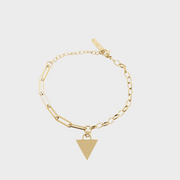 Affirmations Padlock Chunky Bracelet Gold, [motivational and inspirational Jewellery], [beautiful Jewellery]