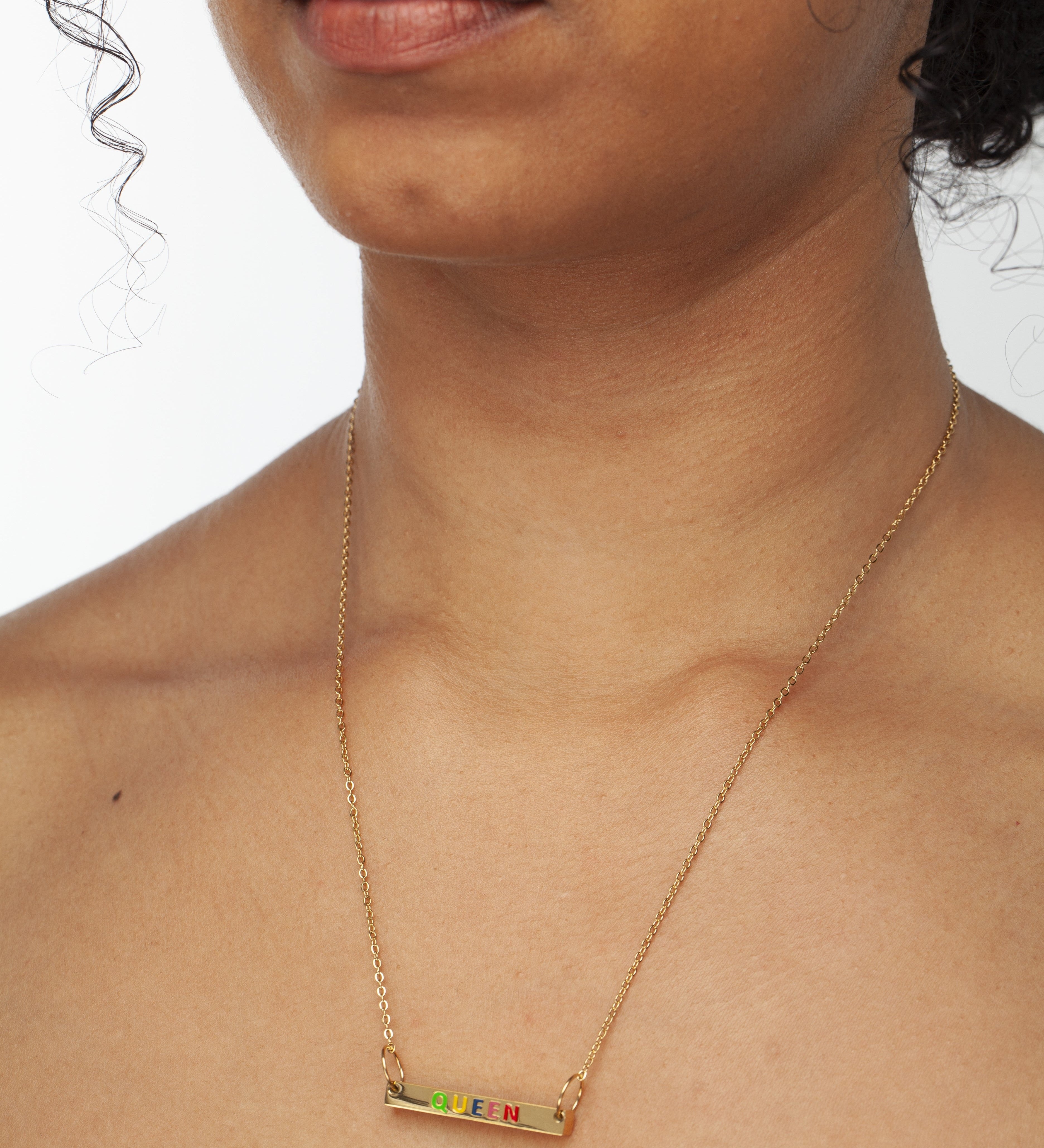 Queen Necklace Gold, [motivational and inspirational Jewellery], [beautiful Jewellery]