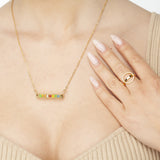 Strength Necklace Gold, [motivational and inspirational Jewellery], [beautiful Jewellery]